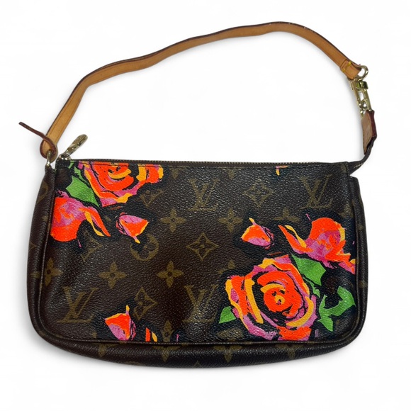 Louis Vuitton X Stephen Sprouse Monogram Roses Pochette - Picture 1 of 14